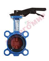 Tecofi DN150 Затвор поворотный VPI4448 корпус и диск ковкий чугун, EPDM, PN16